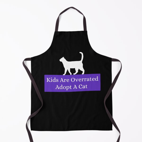Item preview, Kids Are Overrated Adopt A Cat - Walking Cat Purple designed and sold by TheOtherDesign.