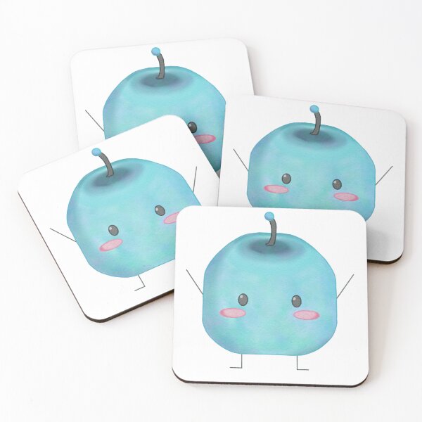 Item preview, Blue watercolor Junimo Stardew Valley  designed and sold by Vsiegel93.