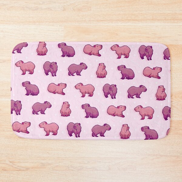 Item preview, Capybara 2 {pink} designed and sold by Macbendigo.