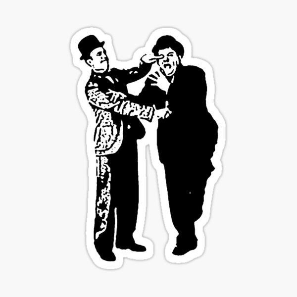 Stan & Ollie Sticker
