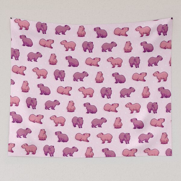 Item preview, Capybara 2 {pink} designed and sold by Macbendigo.