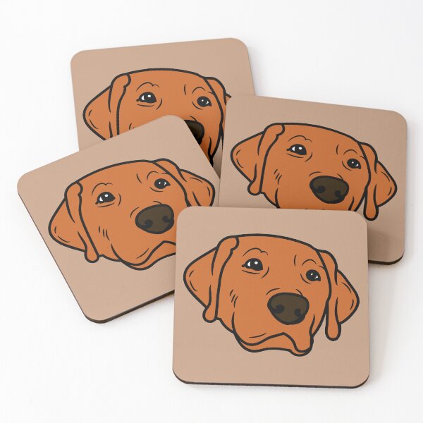 Item preview, Cute Fox Red Labrador Retriever Head designed and sold by MameDesign.