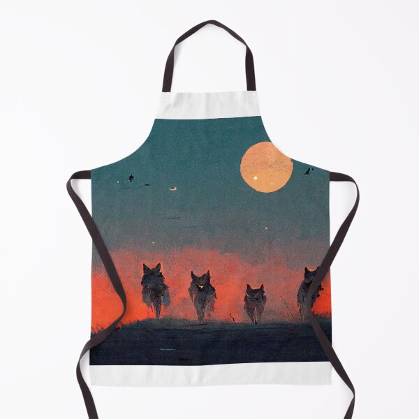 Item preview, Wolf Pack with Moon - Artwork designed and sold by The  Artwork.