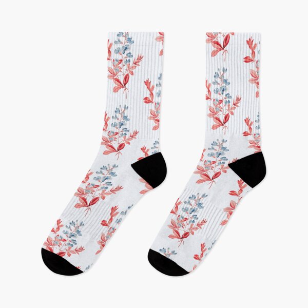 Item preview, Sweet Pea Flower, Alternative Illustration - Grey and Red Rose designed and sold by DaphneKstudio .
