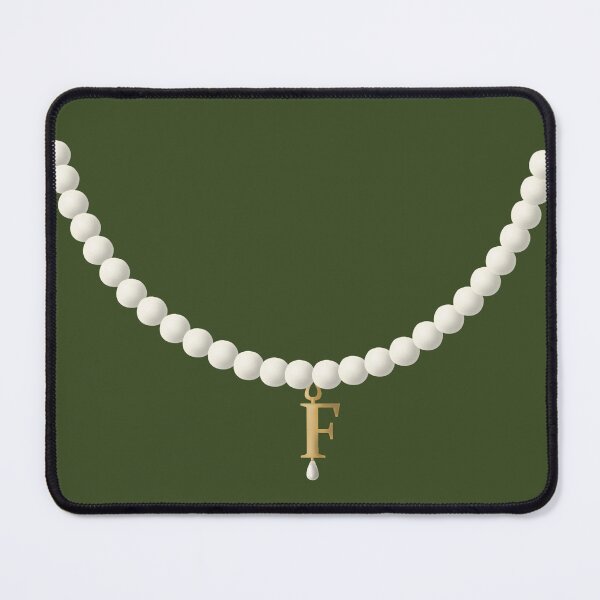 Item preview, Anne Boleyn Necklace (Letter F) (With Background) designed and sold by BadgertheBagel.