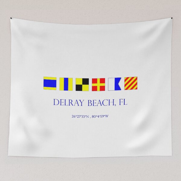 Item preview, Delray Beach Nautical Flags designed and sold by aocimages.