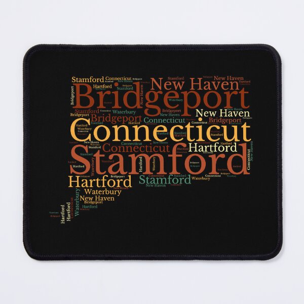 Item preview, Connecticut Map and Cities designed and sold by labatchino10.
