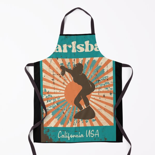 Item preview, Carlsbad Retro Surfer Girl designed and sold by LanikaiBeach.