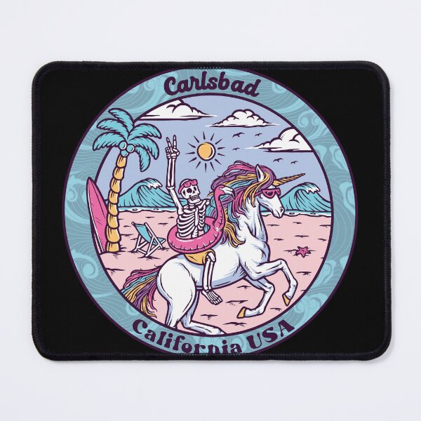 Item preview, Carlsbad Skeleton Unicorn designed and sold by LanikaiBeach.