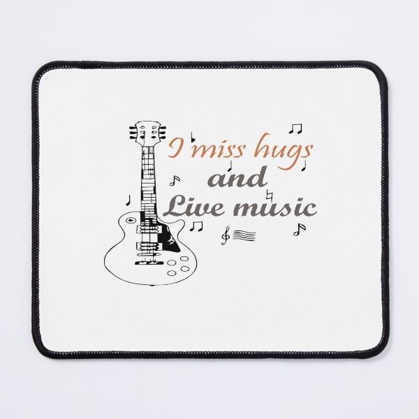 Item preview, i miss hugs and live music  Essential T-Shirt  designed and sold by AdOmar.