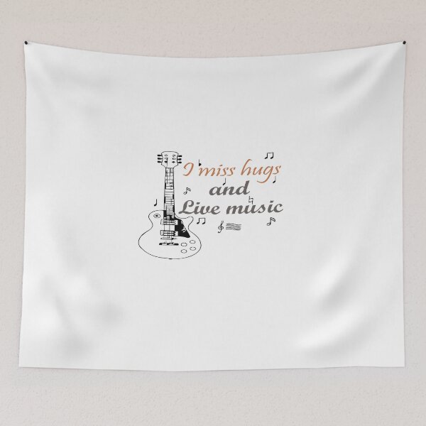 Item preview, i miss hugs and live music  Essential T-Shirt  designed and sold by AdOmar.