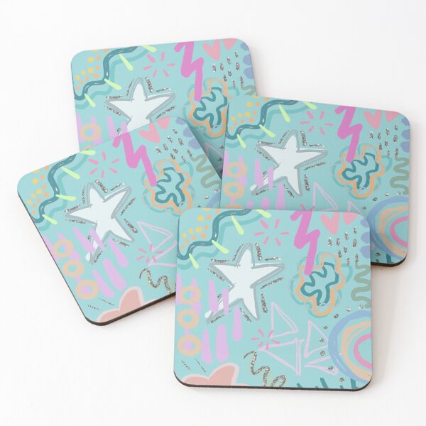 Item preview, Abstract cool colors  designed and sold by Nina Susan Design.