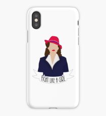 P. Carter: "Fight like a Girl." iPhone Case