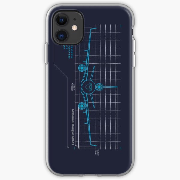 MD-11 Schematics iPhone Soft Case