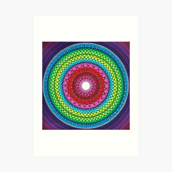 Mandala of Inner Peace Art Print