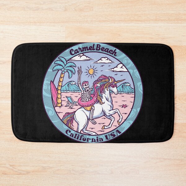 Item preview, Carmel Beach Skeleton Unicorn designed and sold by LanikaiBeach.