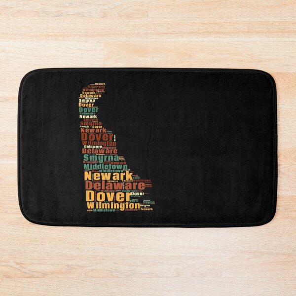 Item preview, Delaware Map and Cities designed and sold by labatchino10.