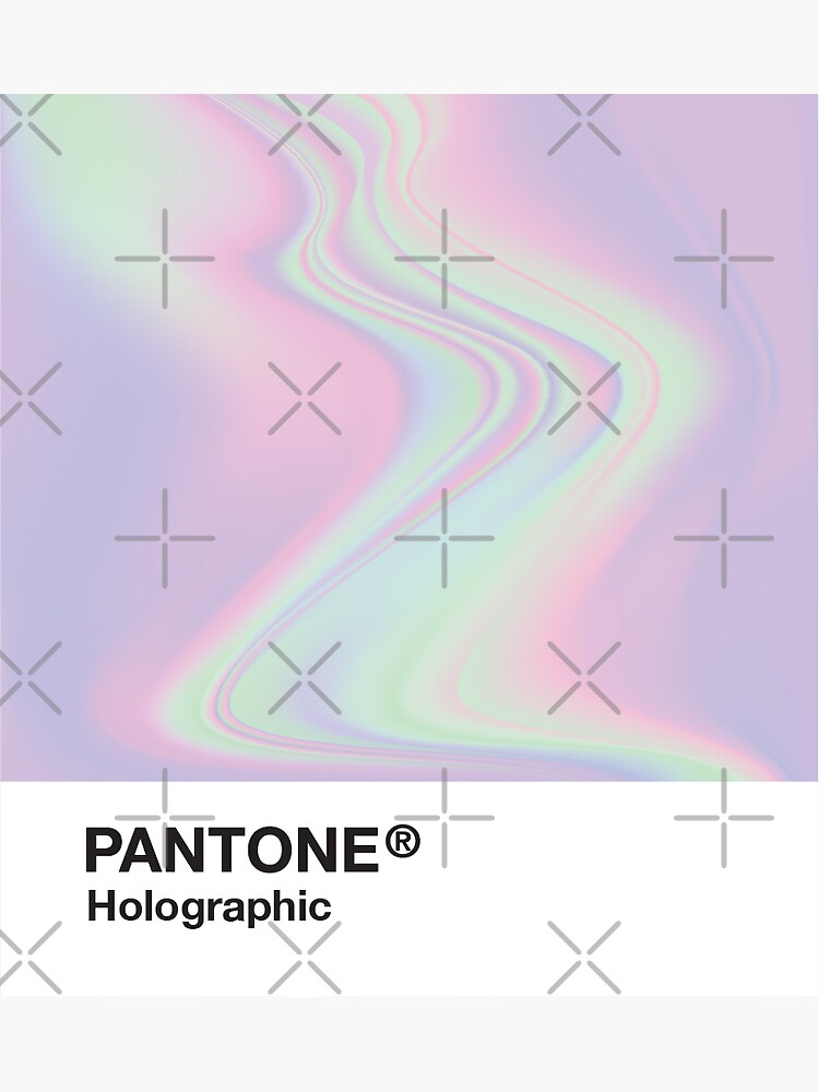 H.I.P.A.B - Holographic Iridescent Pantone Aesthetic Background by heathaze