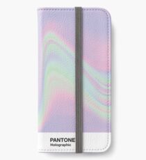 H.I.P.A.B - Holographic Iridescent Pantone Aesthetic Background iPhone Wallet/Case/Skin
