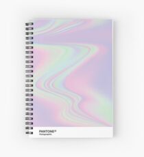 HIPAB - holographischer schillernder Pantone-ästhetischer Hintergrund Spiralblock