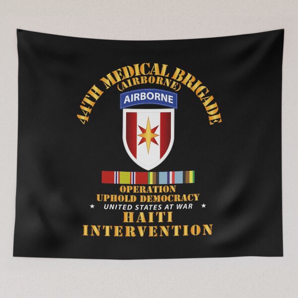 Item preview, Uphold Demo - 44th Medical Bde w Svc Ribbons designed and sold by Military Insignia Products.