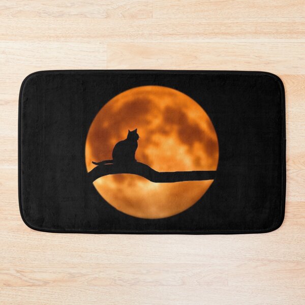 Item preview, ANIMALS #93 - Full Golden Moon with Cat Silhouette - (Blank) designed and sold by DEL-Productions.
