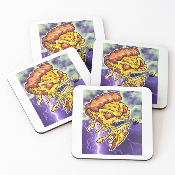 Item preview, Evil Mutant Pizza, With Green Clouds And Lighting designed and sold by GarnersDesigns.