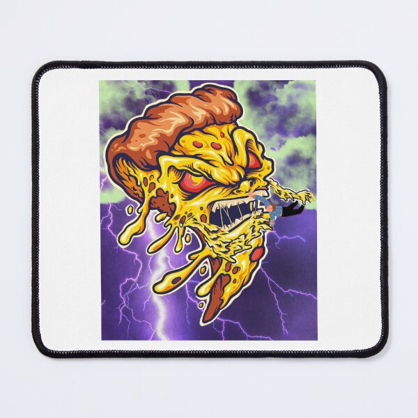 Item preview, Evil Mutant Pizza, With Green Clouds And Lighting designed and sold by GarnersDesigns.