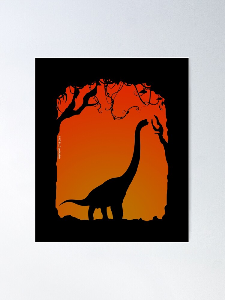 Brachiosaurus Jurassic World by Sale Poster | for Redbubble Long Dinosaur\