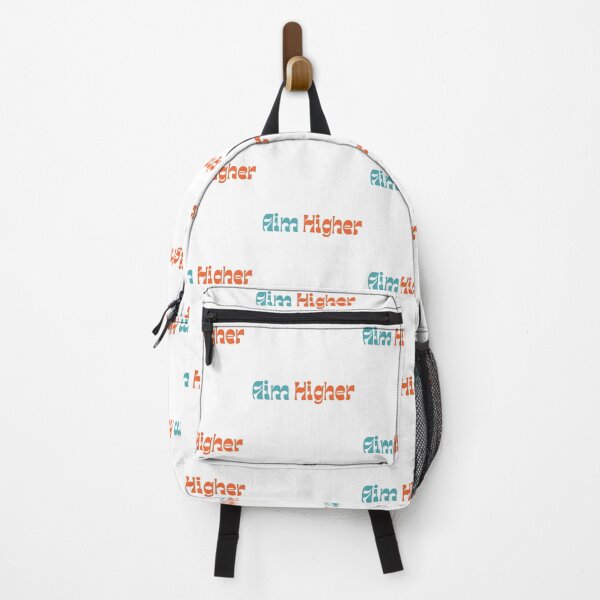 Item preview, Aim Higher. Retro Typography Motivational and Inspirational Quote designed and sold by That Cheeky Tee.