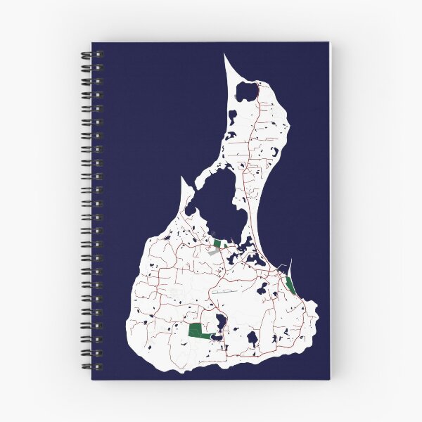 Item preview, Custom Map Print of Block Island designed and sold by aocimages.