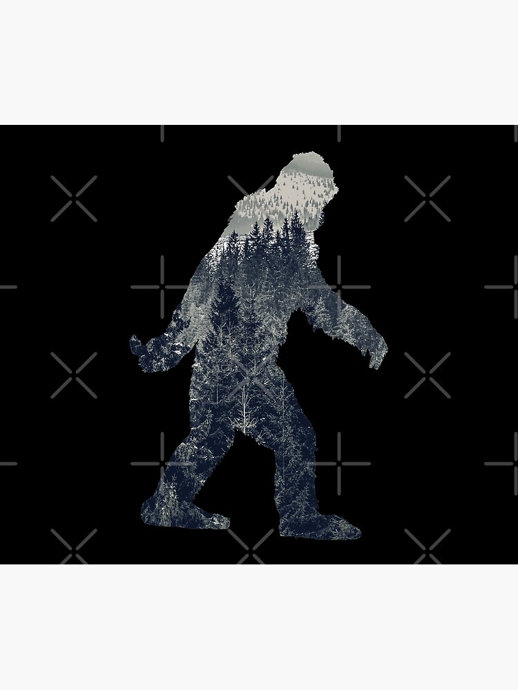 A Sasquatch Silhouette in The North by Garaga