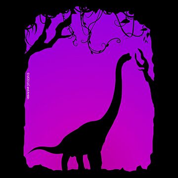 Jurassic World - Parasaurolophus and Brachiosaurus Sticker for Sale by  Paolards