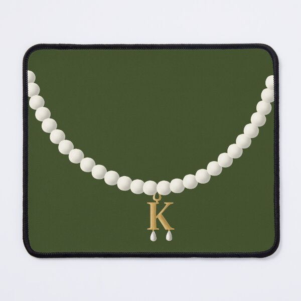 Item preview, Anne Boleyn Necklace (Letter K) (With Background) designed and sold by BadgertheBagel.