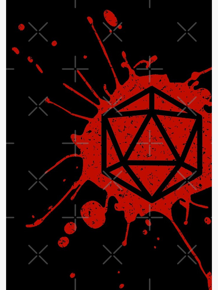 d20 Splatter by ninthstreet