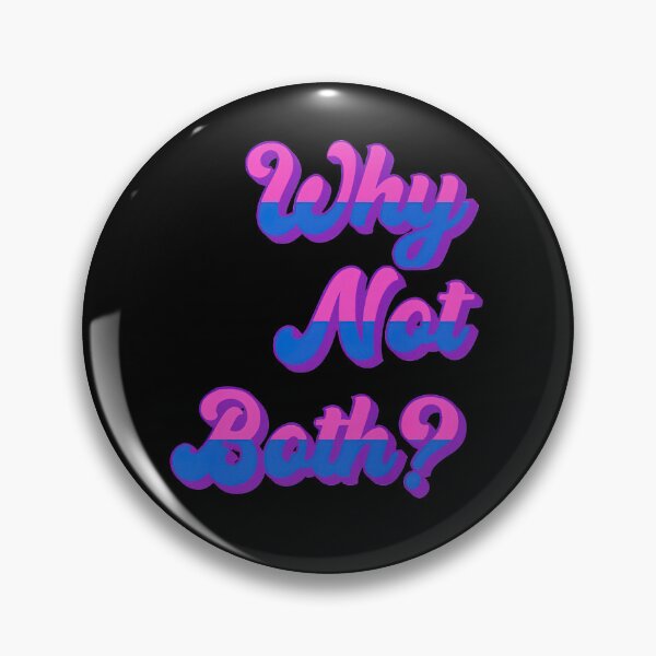 Item preview, LGBTQ Bisexual Pride Bi-Furious Why Not Both designed and sold by theresamorelli.