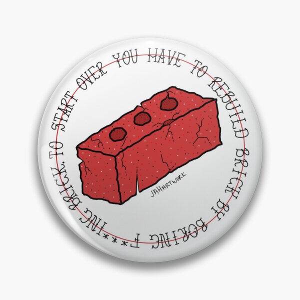 Item preview, Brick by boring brick designed and sold by JAHartworkStore.