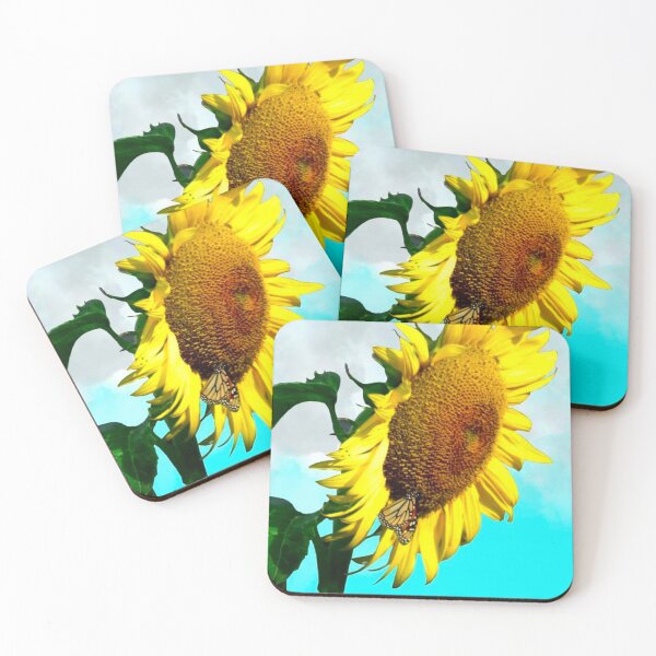 Item preview, Sunflower with Monarch Butterfly designed and sold by WinArtDesigns.
