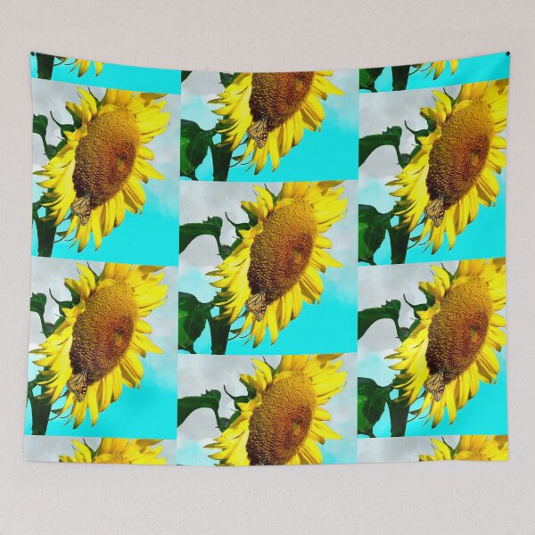 Item preview, Sunflower with Monarch Butterfly designed and sold by WinArtDesigns.