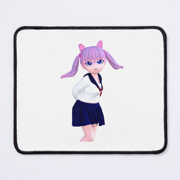 Item preview, Cute Anime Cosplay Girl With Pigtails And Adorable Eyes designed and sold by CreativeCranium.