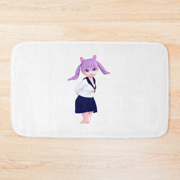 Item preview, Cute Anime Cosplay Girl With Pigtails And Adorable Eyes designed and sold by CreativeCranium.
