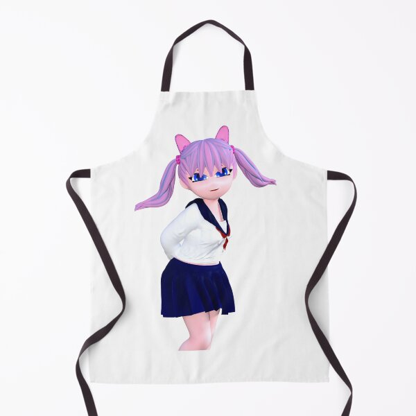 Item preview, Cute Anime Cosplay Girl With Pigtails And Adorable Eyes designed and sold by CreativeCranium.