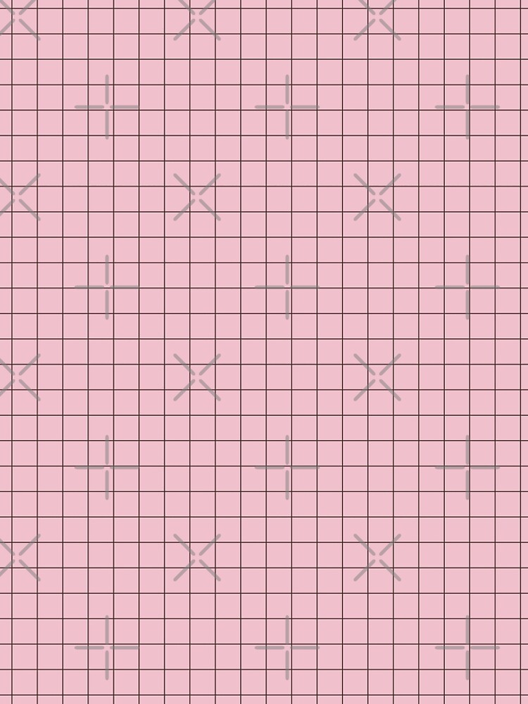 "Aesthetic Grid - Pink" A-Line Dress by heathaze | Redbubble