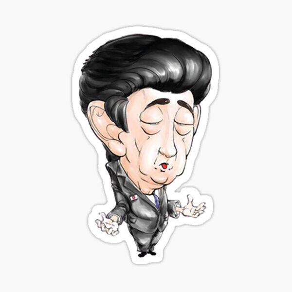 “Shinzo Abe” Sticker for Sale by KieraFarrellK | Redbubble