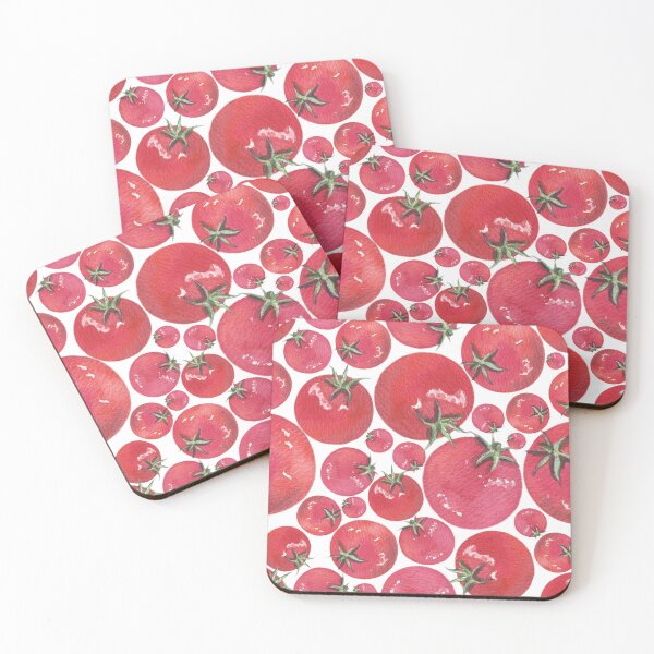 Item preview, Watercolor Large and Small Tomatoes  designed and sold by silviaol.