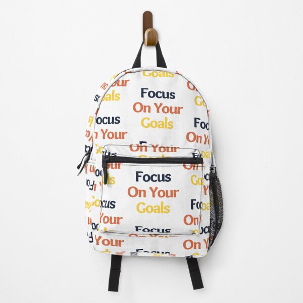 Item preview, Focus On Your Goals. Retro Typography Motivational and Inspirational Quote designed and sold by That Cheeky Tee.