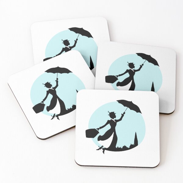 Item preview, Mary Poppins Silhouette designed and sold by Cute Cartoons and Things .