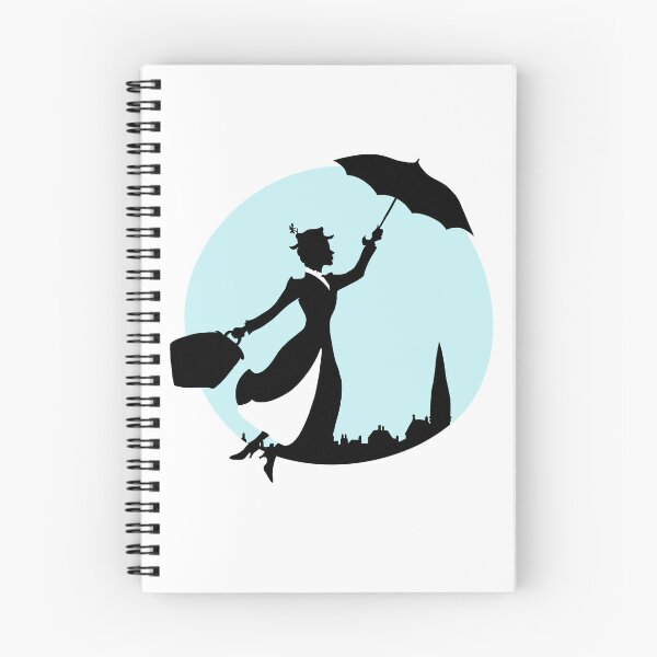 Item preview, Mary Poppins Silhouette designed and sold by Cute Cartoons and Things .