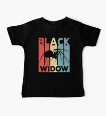 Black Widow Vintage Retro Baby Tee