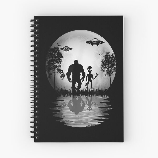 Item preview, Funny Alien Bigfoot Moon Sasquatch UFO For Boys Mens Womens designed and sold by ChristinaMauri.